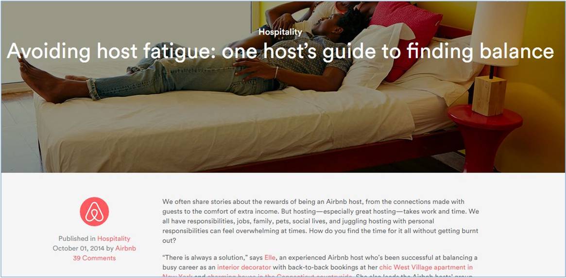 Airbnb blog
