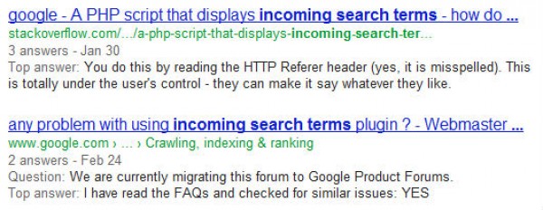 Google recently implemented a search tool that will present questions and top answers within search results.
