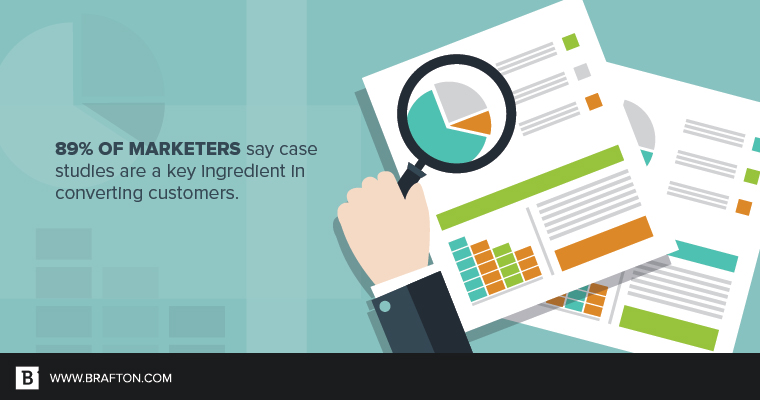Case studies create conversions.
