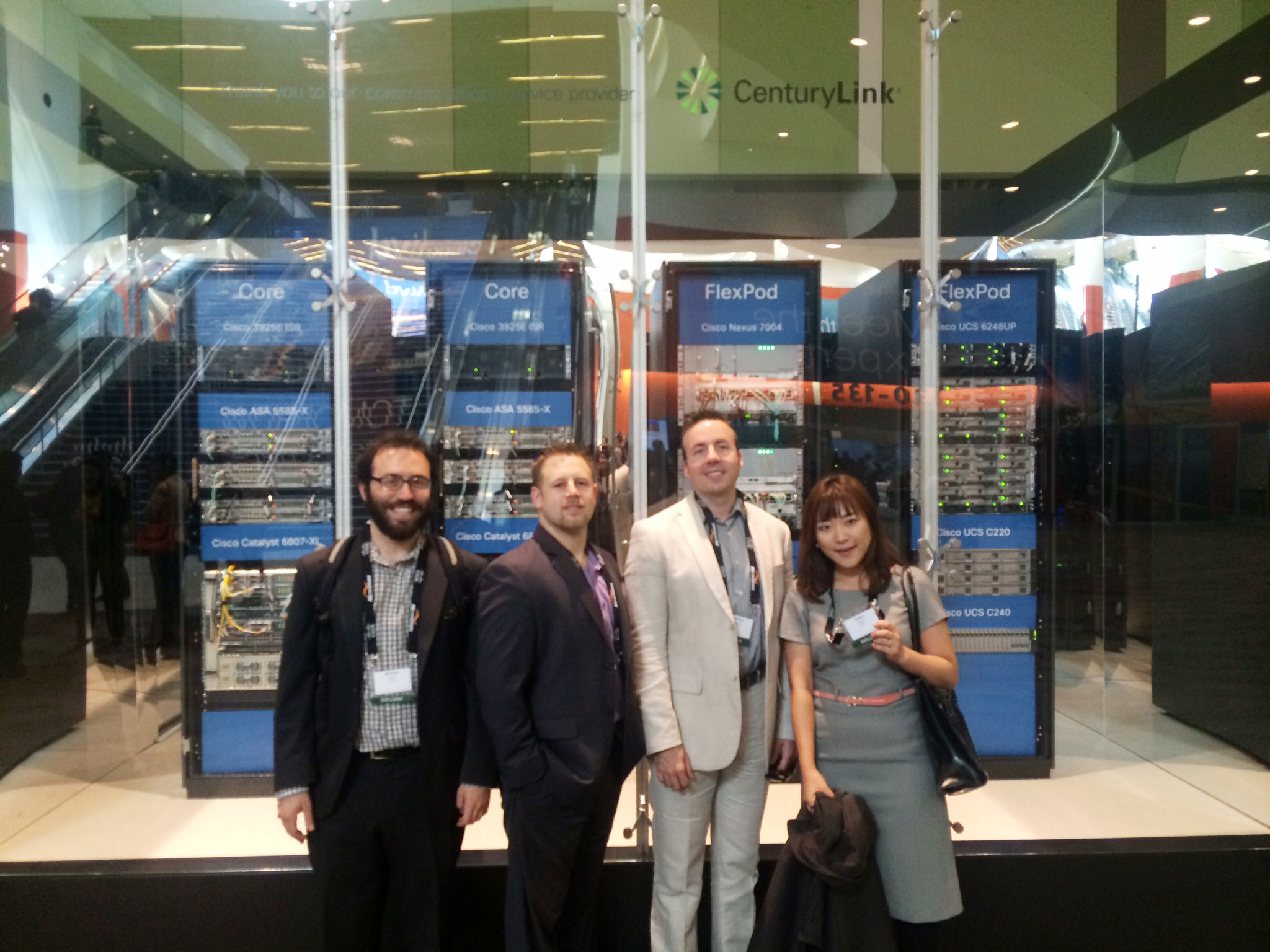 Matt and his teammates at Cisco Live in San Francisco.