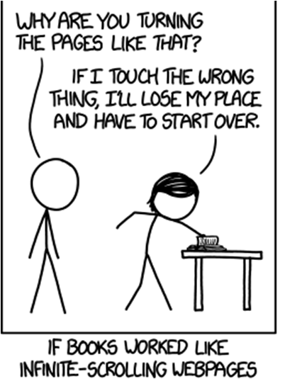 infinite scroll xkcd
