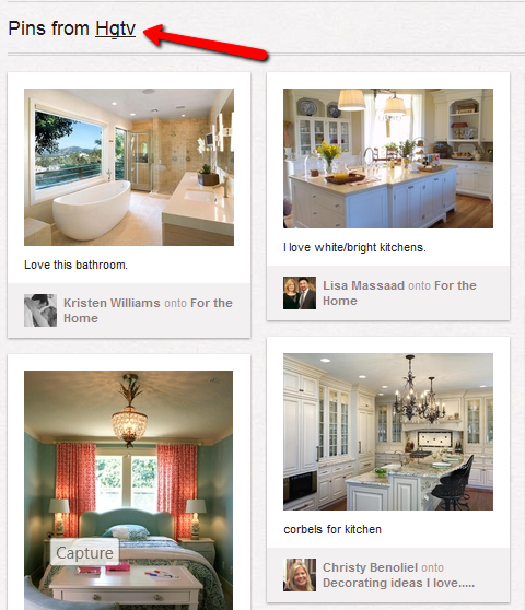 HGTV has built a large following on Pinterest, which Monetate believes demonstrate the platform's value in social media marketing.