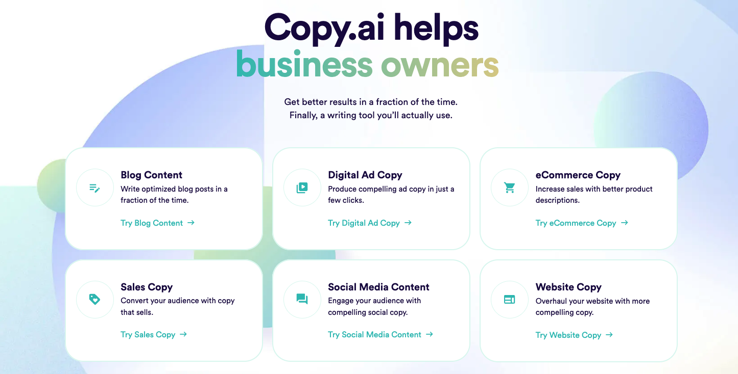 What is SaaS Marketing example copyai