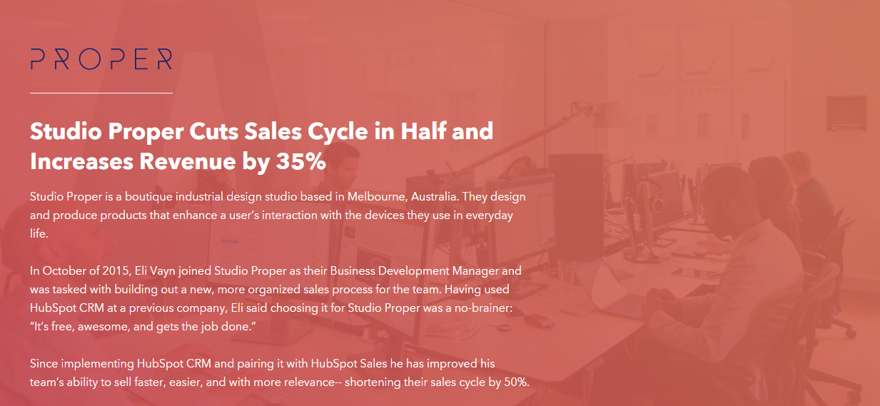 HubSpot case study example