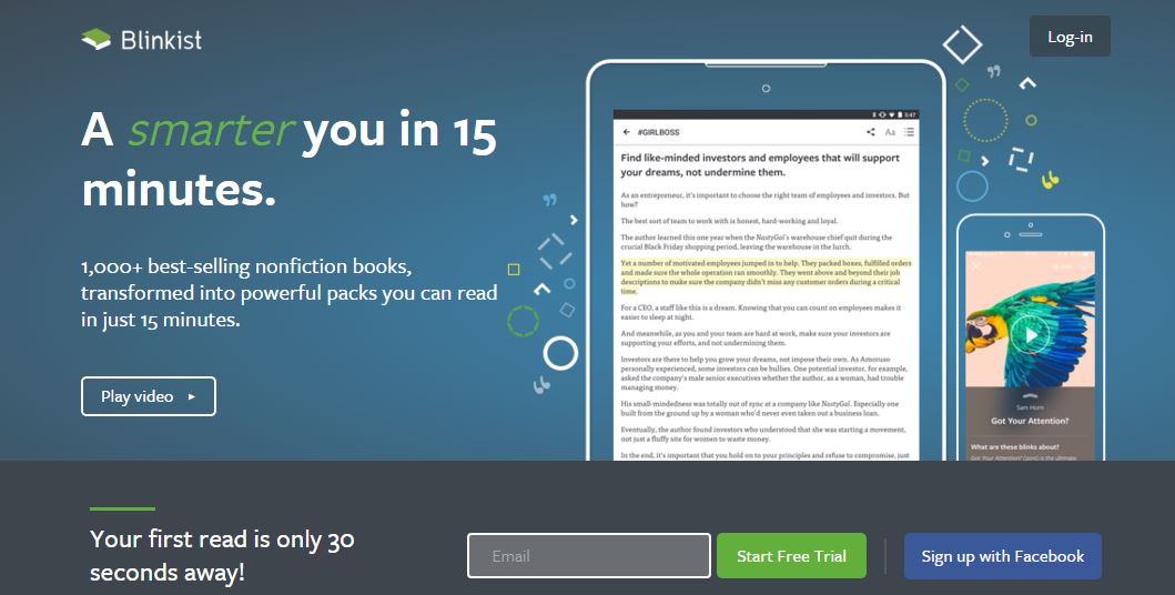 blinkist page