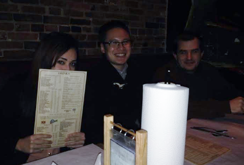 Bob with Brafton coworkers Melinda and Paul.