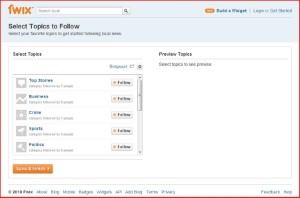 Fwix is offering a localized search engine.