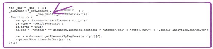 google analytics code 1