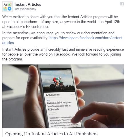 instant articles