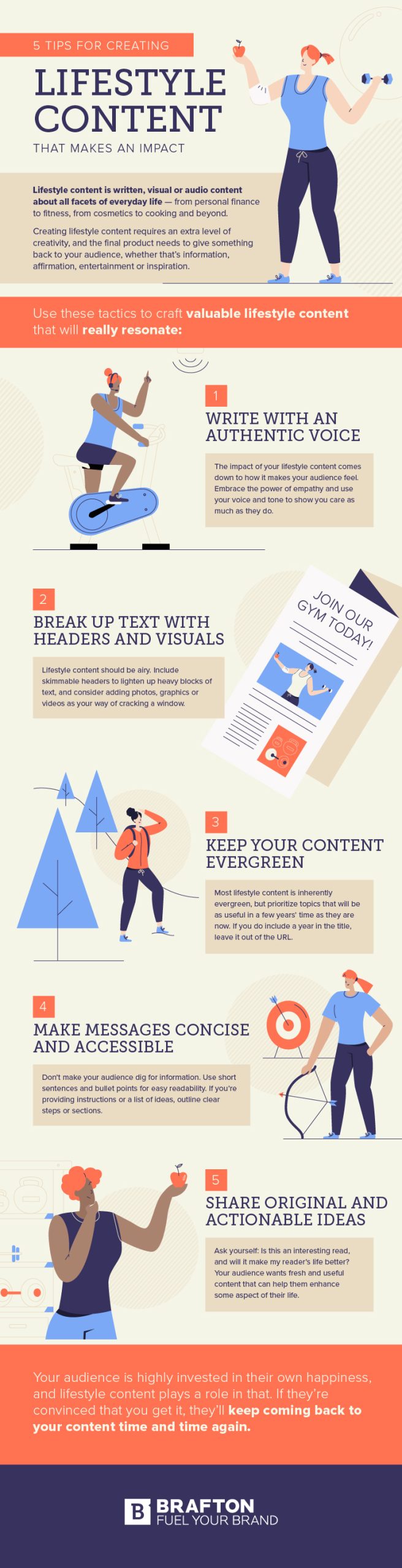 5 tips for creating great lifestyle content