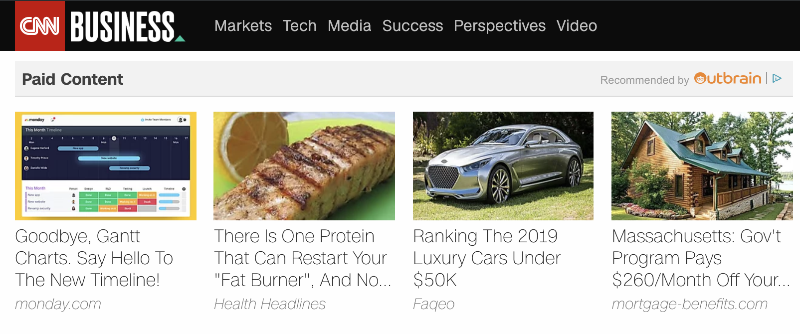 paid content syndication - Outbrain