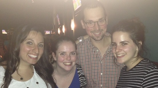 Jesse with our design team in Boston. 