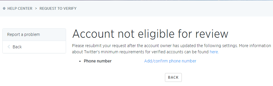 Don't let a small detail hold you back from getting verified.