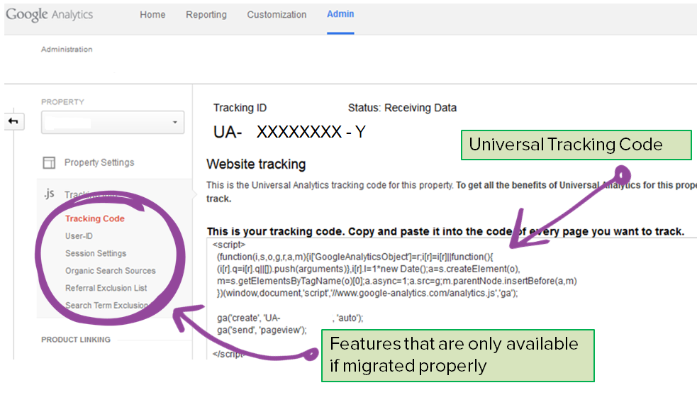 universal tracking code