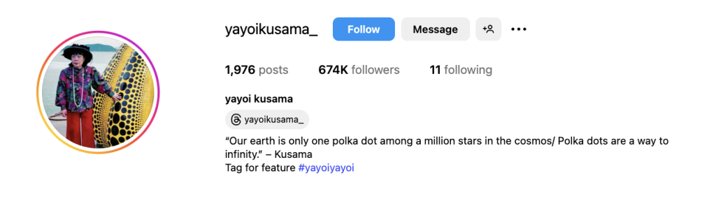 bios example instagram